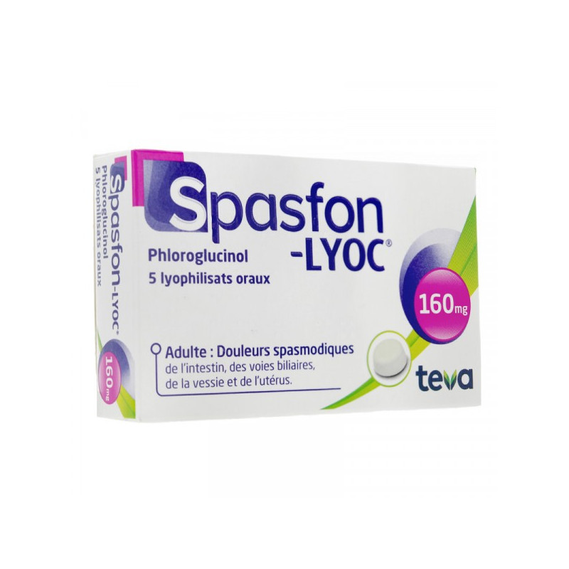 SPASFON LYOC 160MG 5 LYOPHILISATS ORAUX 