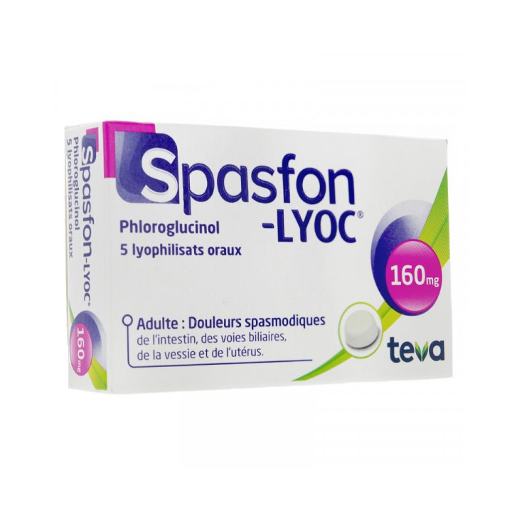 SPASFON LYOC 160MG 5 ORAL LYOPHILISATS 
