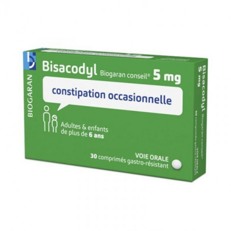 BISACODYL 5MG 30 COMPRIMES BIOGARAN CONSEIL