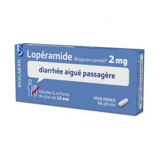 LOPERAMIDE 2MG 12 GELULES BIOGARAN CONSEIL