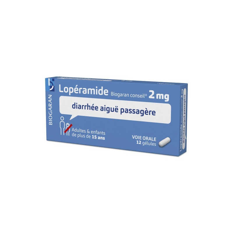 LOPERAMIDE 2MG 12 GELULES BIOGARAN CONSEIL