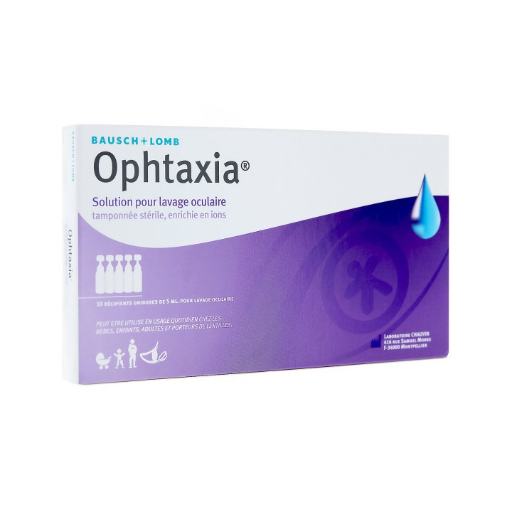 OPHTAXIA 10 SINGLE-DOSE CONTAINERS 