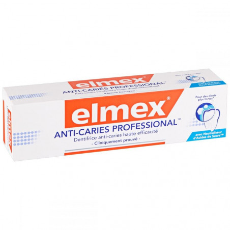 ELMEX DENTIFRICE ANTI CARIES PROFESSIONAL 75ML