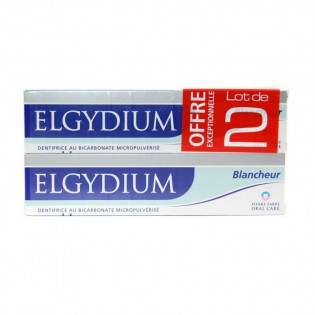 Elgydium Dentifrice Blancheur. Offre Spéciale 2 Tubes de 75ML