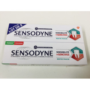 Sensodyne Sensibilité et Gencives. Lot 2 tubes 75ML