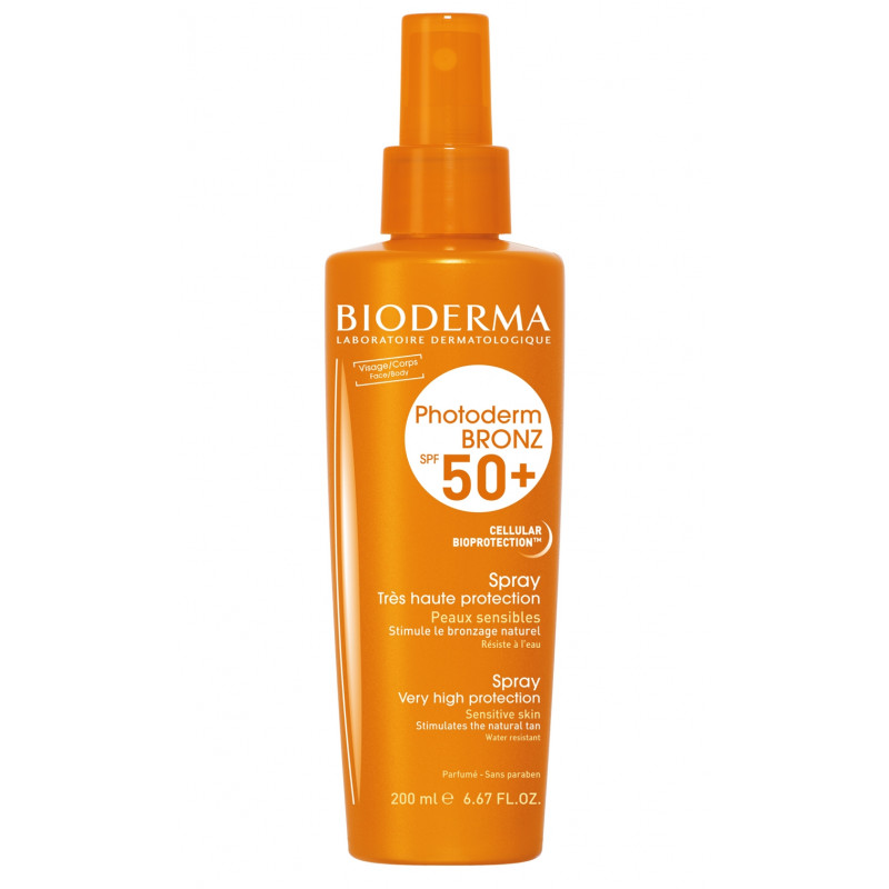 Bioderma Photoderm BRONZ SPF50 lait solaire spray 200ml Bioderma Photoderm BRONZ SPF50 lait solaire spray 200ml