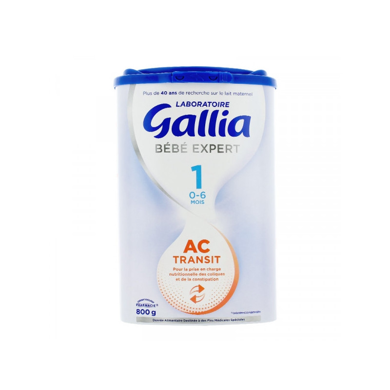 GALLIA BEBE EXPERT AC TRANSIT 1ER AGE 800G GALLIA BEBE EXPERT AC TRANSIT 1ER AGE 800G