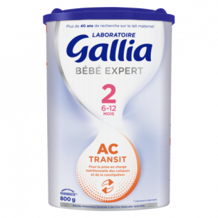 Gallia Bebe Expert 2eme Age Ac Transit 800g