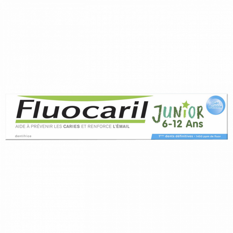 Fluocaril Junior Dentifrice 6-12 ans. Goût Bubble Gum Tube 50ML