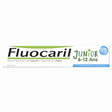 Fluocaril Junior Toothpaste 6-12 years. Bubble Gum Taste Tube 50ML