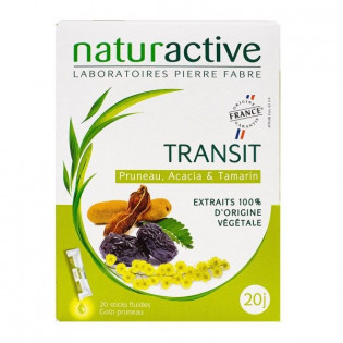 NATURACTIVE TRANSIT 15 STICKS PRUNE TASTE 