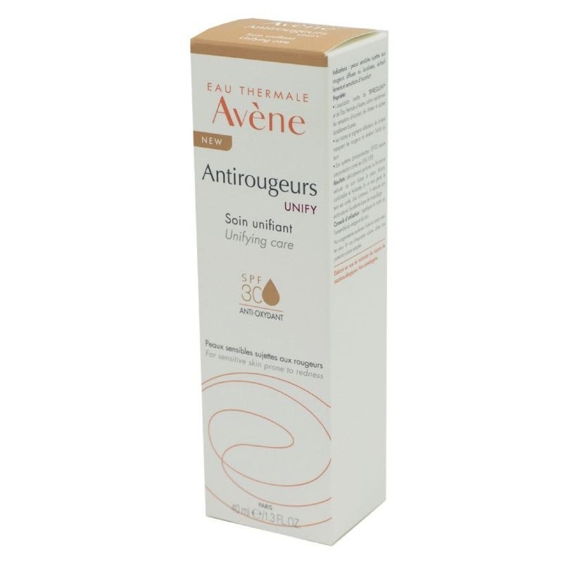 AVENE ANTIROUGEURS SOIN UNIFIANT SPF 30 40ML AVENE ANTIROUGEURS SOIN UNIFIANT SPF 30 40ML