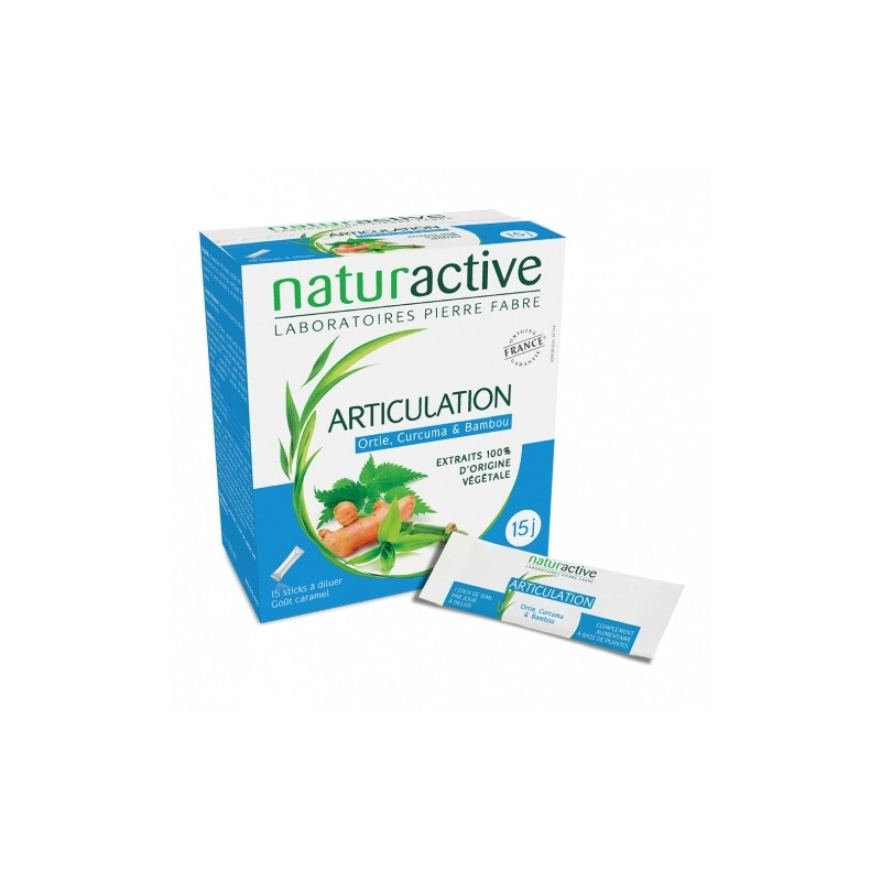 NATURACTIVE ARTICULATION 15 STICKS GOUT CARAMEL NATURACTIVE ARTICULATION 15 STICKS GOUT CARAMEL
