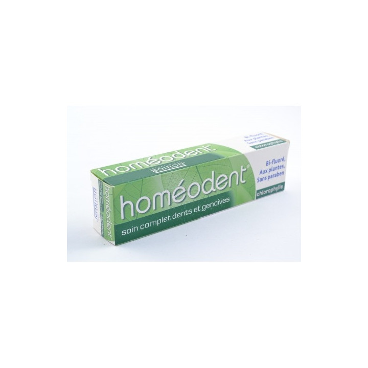 HOMEODENT DENTIFRICE GOUT CHLOROPHYLLE 2X75ML