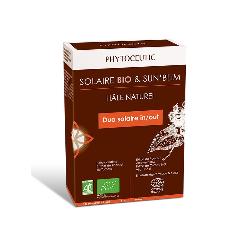 PHYTOCEUTIC DUO SOLAIRE AUTOBRONZANT ET PREPARATEUR SOLAIRE 