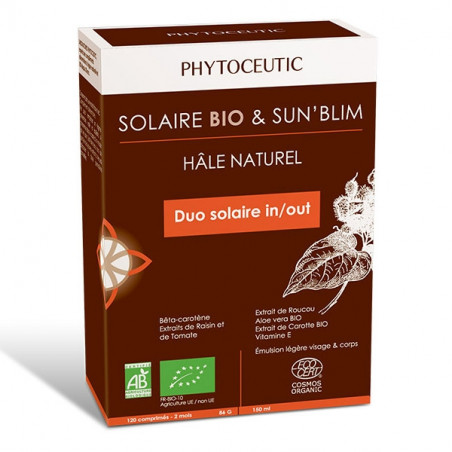 PHYTOCEUTIC DUO SOLAIRE AUTOBRONZANT ET PREPARATEUR SOLAIRE 