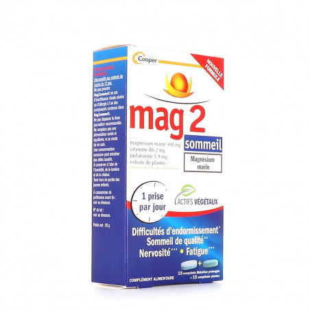 MAG 2 SLEEP 15 TABLETS LP + 15 TABLETS PLANTS