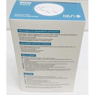 Masque FFP2 Codid-19 de protection respiratoire x10 - Pharmacie Veau