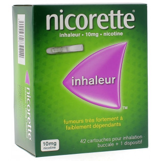 NICORETTE INHALEUR 10MG 6 CARTOUCHES + 1 DISPOSITIF