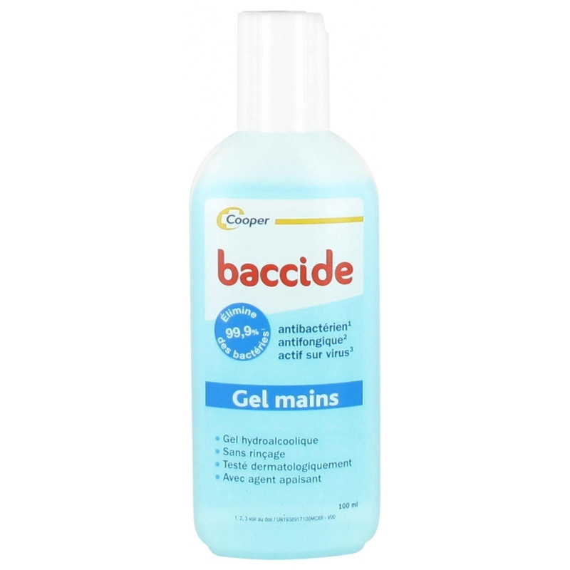 BACCIDE GEL HYDROALCOOLIQUE 100ML