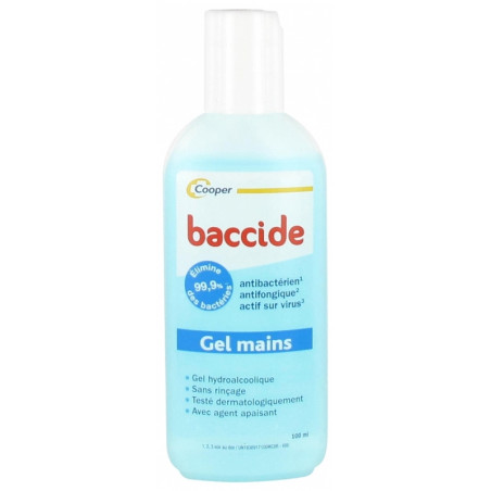 BACCIDE GEL HYDROALCOOLIQUE 100ML