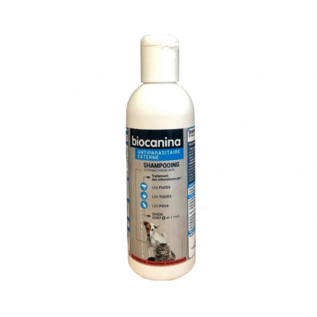 BIOCANINA SHAMPOOING ANTIPARASITAIRE CHIEN ET CHAT 200ML
