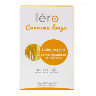 LERO CURCUMA LONGA ORGANIC EXTRACT STANDARD TITLE 95% 30 CAPSULES