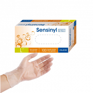 SENSINYL NON-POWDER GLOVE SIZE L 8/9 BOX OF 100