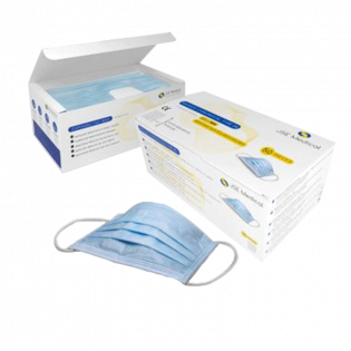 SURGICAL MASKS TYPE IIR DISPOSABLE BOX OF 50 