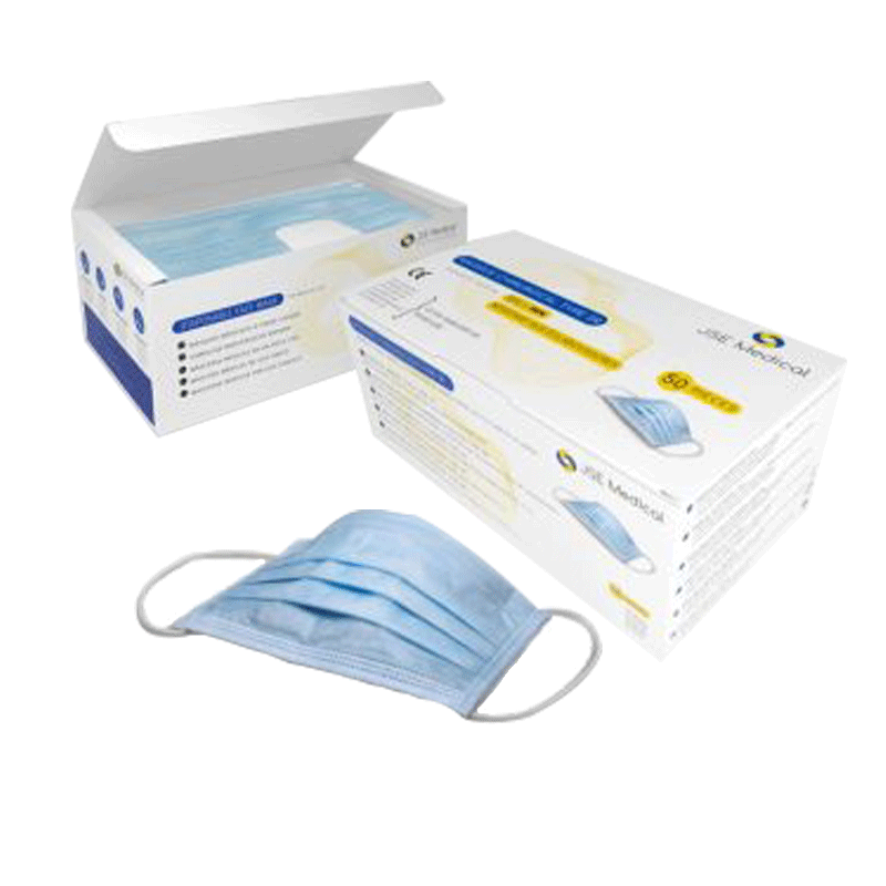 MASQUES CHIRURGICAUX TYPE IIR JETABLES BOITE DE 50 MASQUES CHIRURGICAUX TYPE IIR JETABLES BOITE DE 50