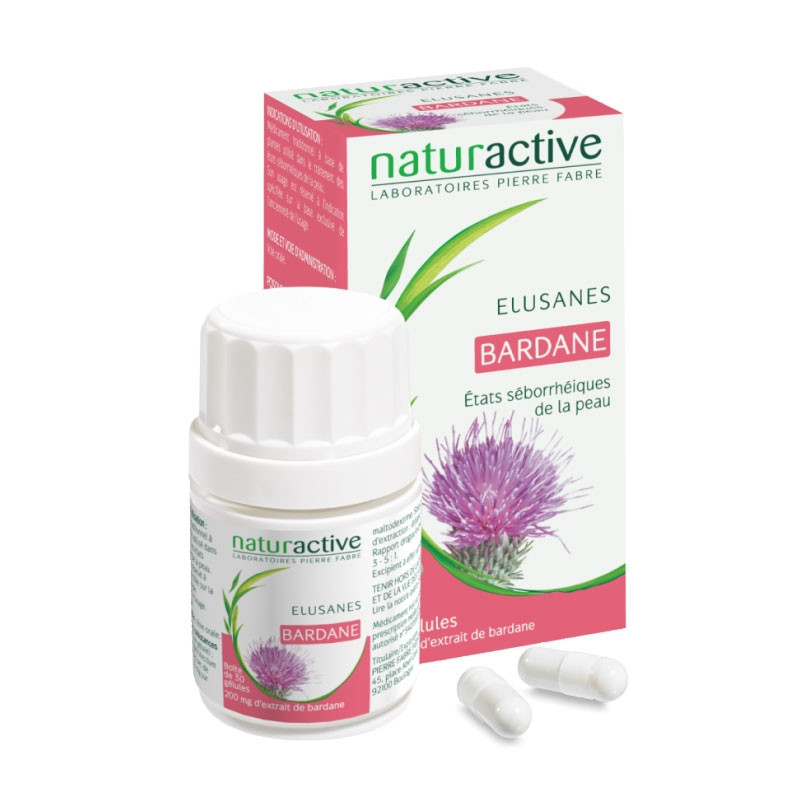 Bardanes Elusanes 200mg 30 Gélules peau grasse Bardanes Elusanes 200mg 30 Gélules peau grasse