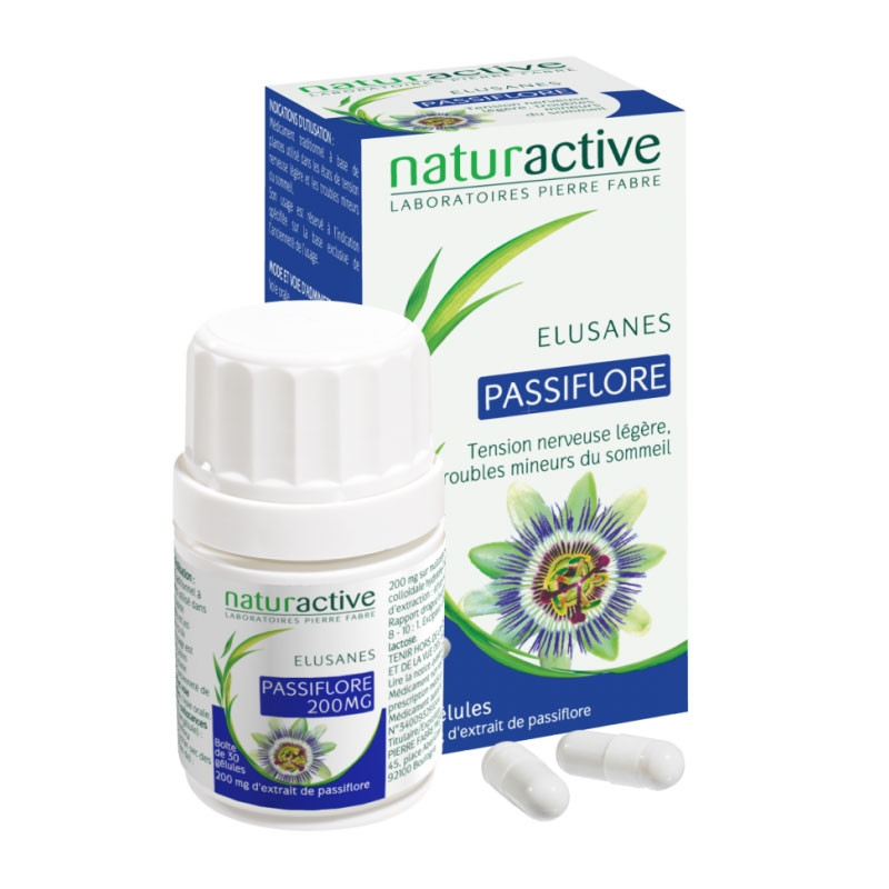 Nervousness and Sleep Disorders Elusane Passionflower 200mg 30 capsules