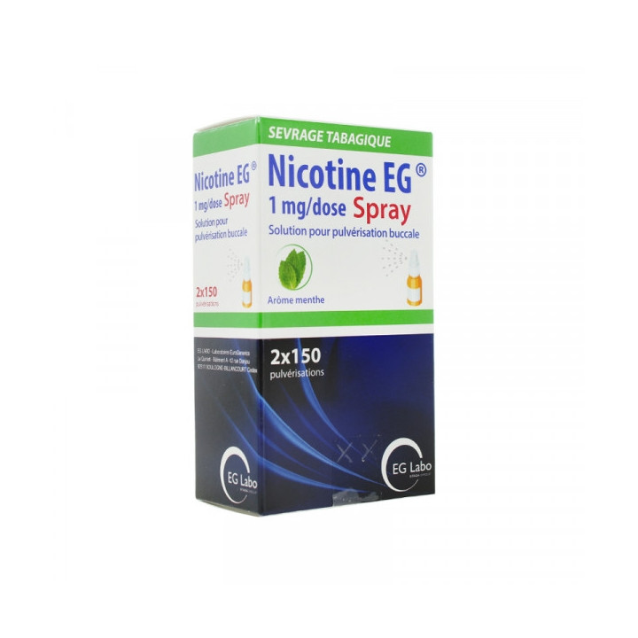 NICOTINE EG 1MG/DOSE SPRAY MENTHE 