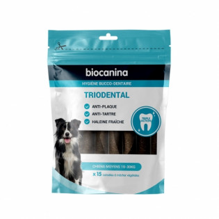 BIOCANINA TRIODENTAL 15 CHEWING STRIPS FOR MEDIUM DOGS