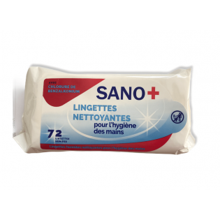 72 SANO + CLEANING WIPES
