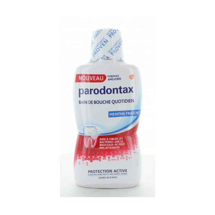 PARODONTAX ALCOHOL-FREE MOUTHWASH MINT FLAVOR 500ML