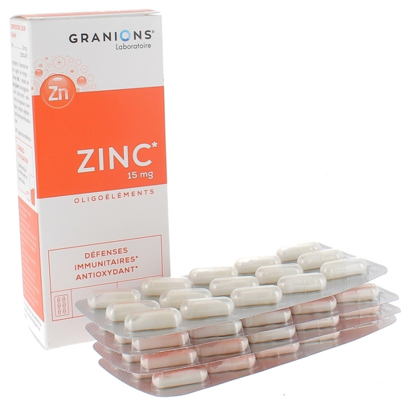 GRANIONS ZINC 60 GELULES 