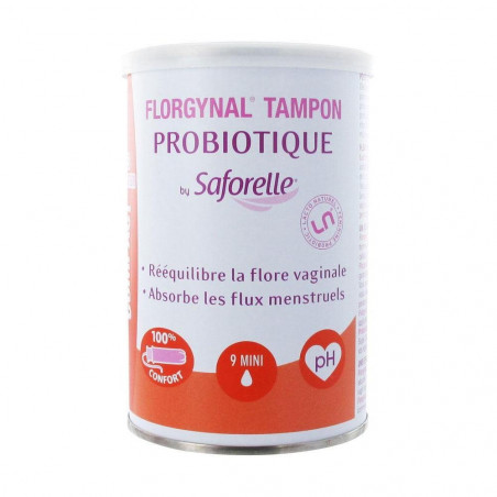 FLORGYNAL TAMPON PROBIOTIQUE X9 MINI 