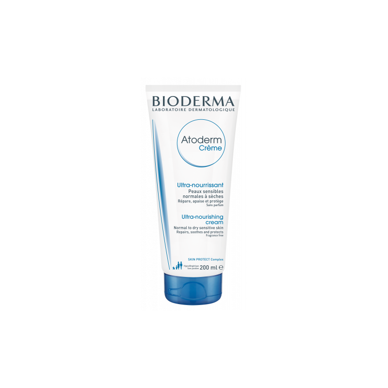 Bioderma Atoderm Crème Nourrissante sans parfum. Tube 200ML