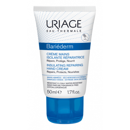 URIAGE BARIEDERM INSULATING REPAIRING HAND CREAM TUBE 50 ML