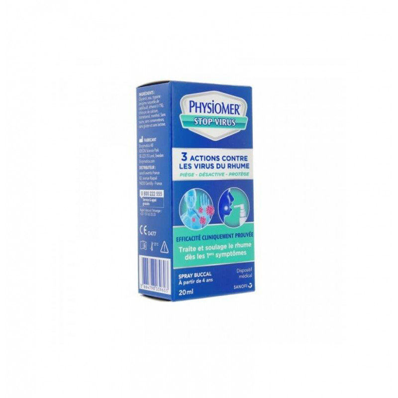 PHYSIOMER STOP VIRUS SPRAY BUCCAL 20ML PHYSIOMER STOP VIRUS SPRAY BUCCAL 20ML