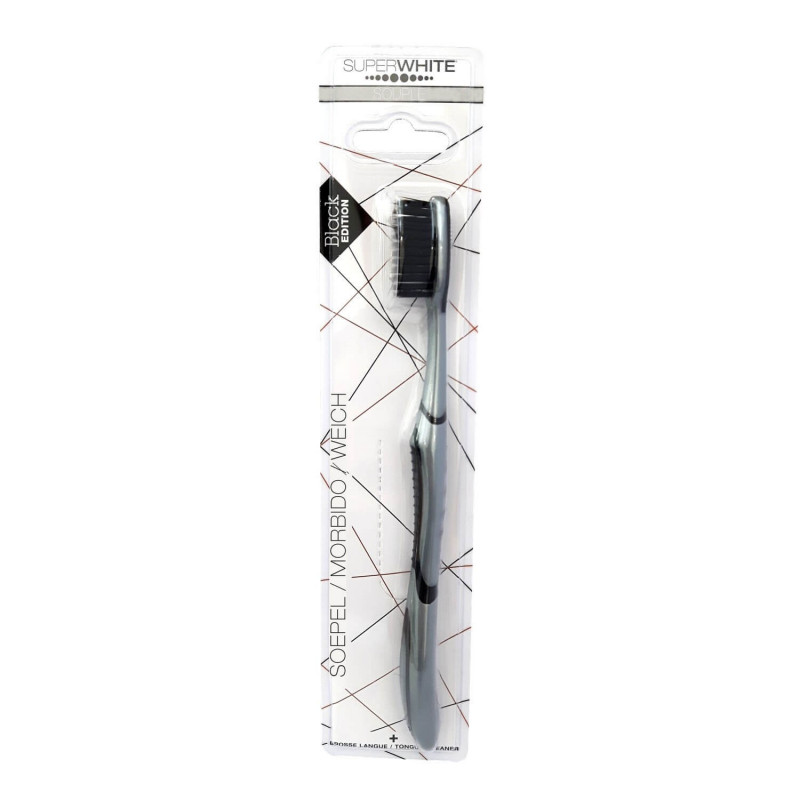 SUPERWHITE BROSSE A DENTS SOUPLE BLACK EDITION