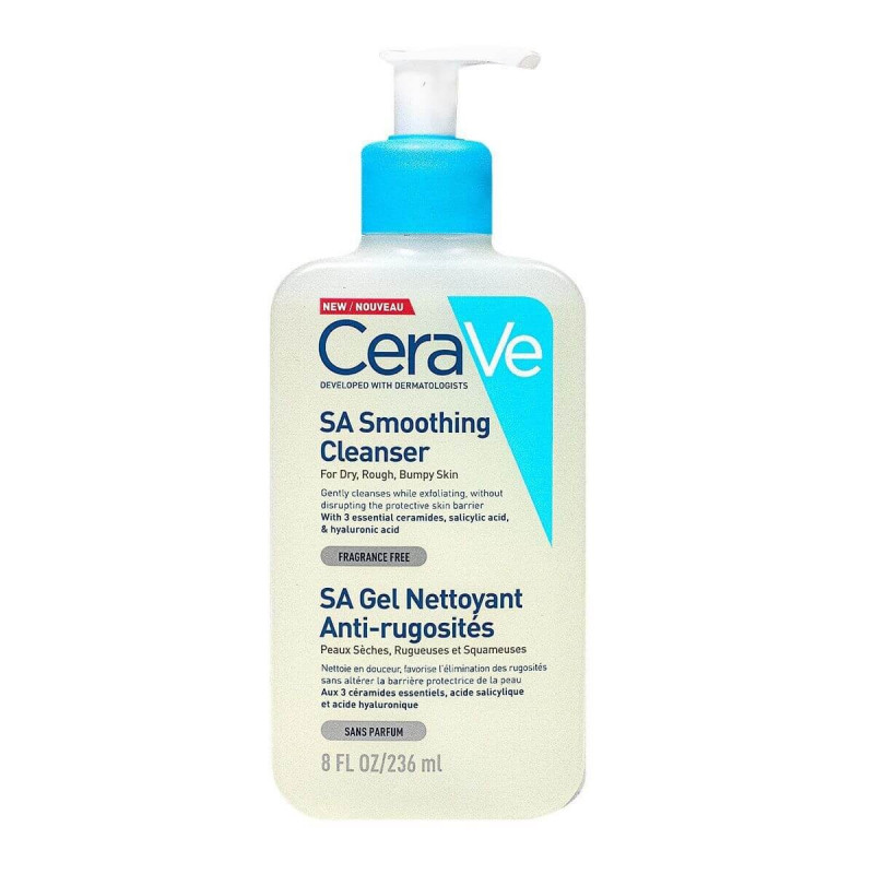 CeraVe SA Gel Nettoyant Anti-Rugosités 236 ml