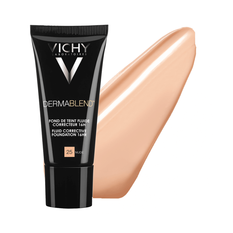 Vichy Dermablend Fond de Teint Fluide Correcteur 16H 25 NUDE 30 ml