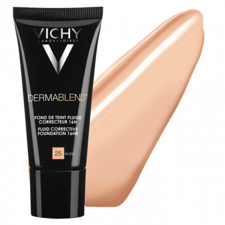 Vichy Dermablend Fluid Foundation Corrector 16H 25 NUDE 30 ml