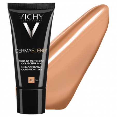 Vichy Dermablend Fluid Foundation Corrector 16H 45 GOLD 30 ml