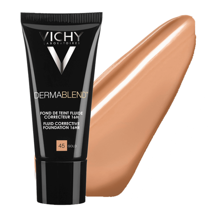 Vichy Dermablend Fond de Teint Fluide Correcteur 16H 45 GOLD 30 ml