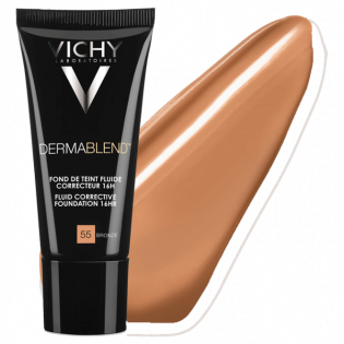 Vichy Dermablend Fond de Teint Fluide Correcteur 16H 55 BRONZE 30 ml