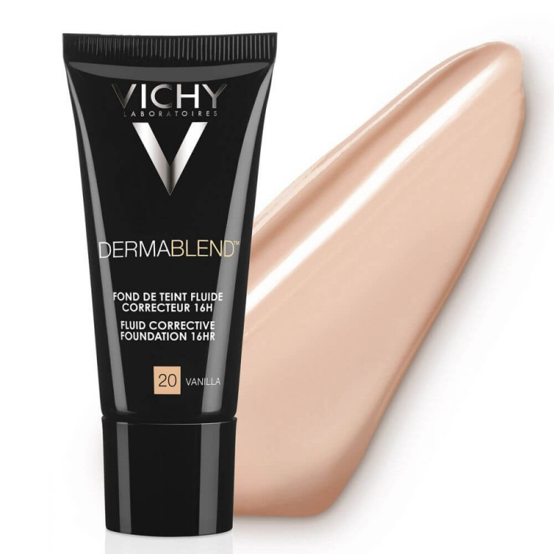 Vichy Dermablend Corrective Fluid Foundation 16h 05 Porcelain 30 ml