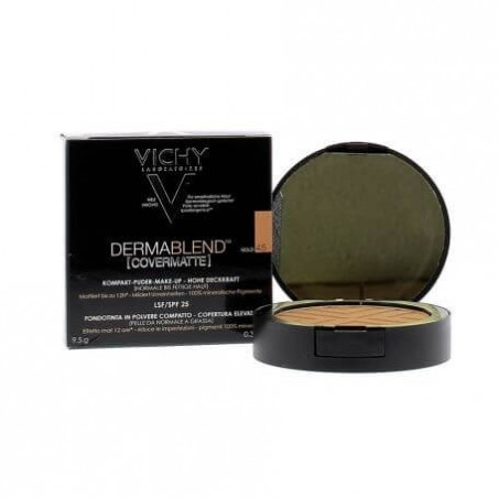 Vichy Dermablend Covermatte Fond de Teint Poudre Compacte 12h 45 Gold